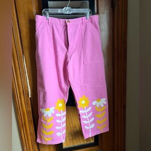 Big Bud Press floral print Work pants